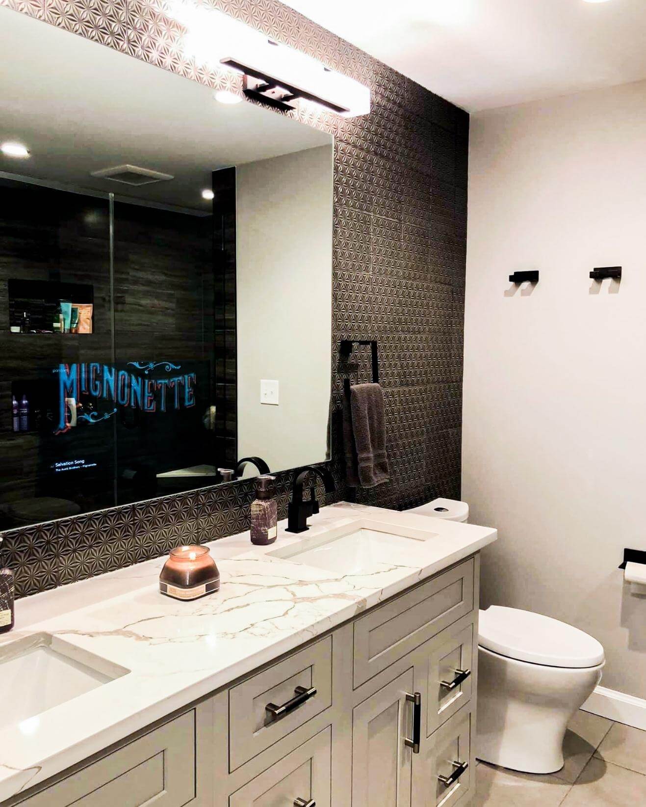 Geist residence remodel master bathroom