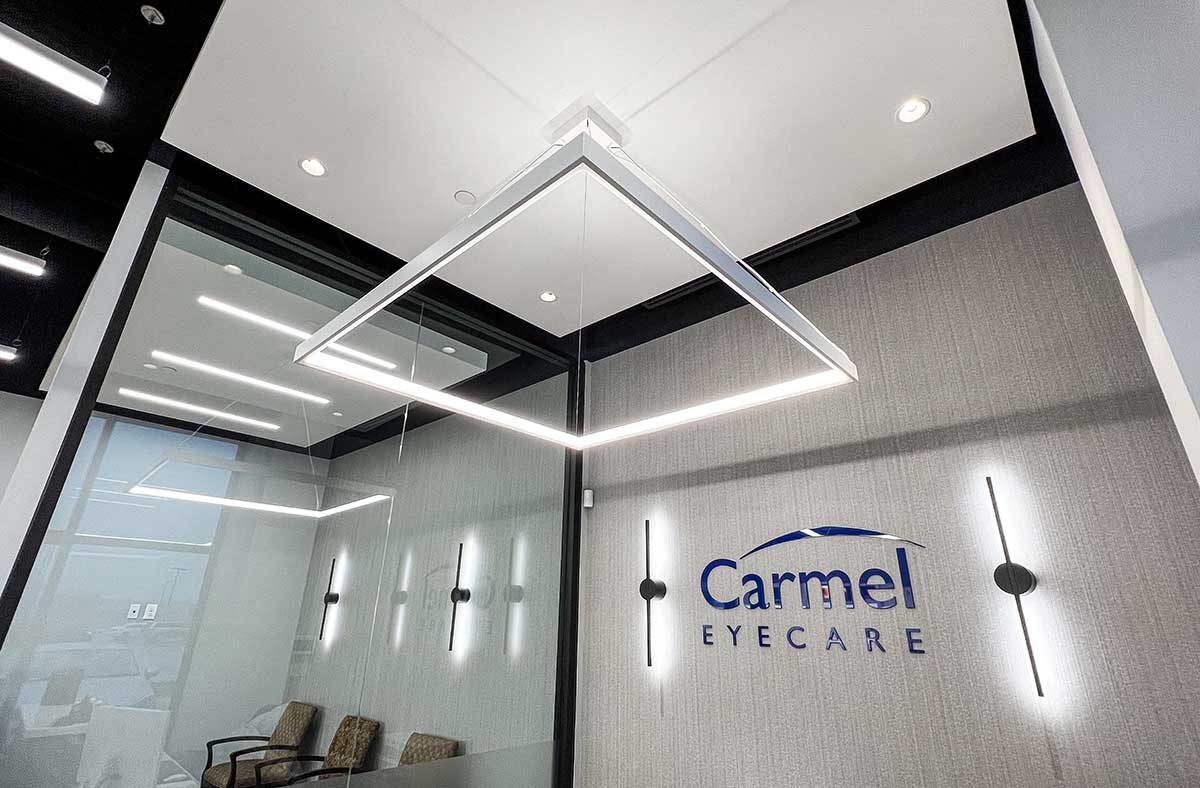 CarmelEyecare wall logo