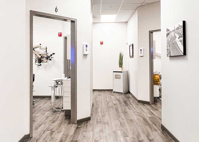 Endodontics Clinic corridor